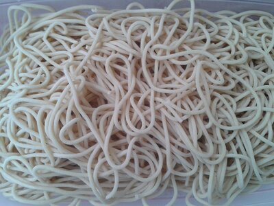 Pâtes fraîches spaghettis natures
