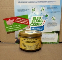 Pâté de tête de porc 200gr bleu-blanc-coeur