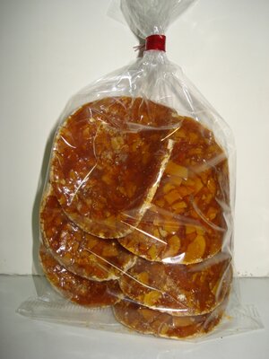 Tuiles en nougatine