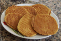 Gaufres sèches rhum