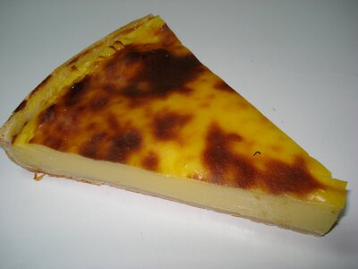 Part de flan nature