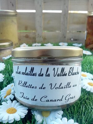 Rillettes de volaille au foie gras
