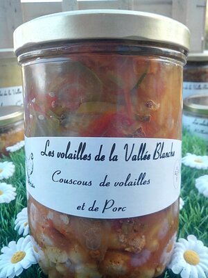 Couscous de volaille et de porc
