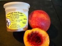 Fromages sur lit de pêche-nectarine x2