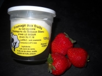 Fromage sur lit de fraise x2