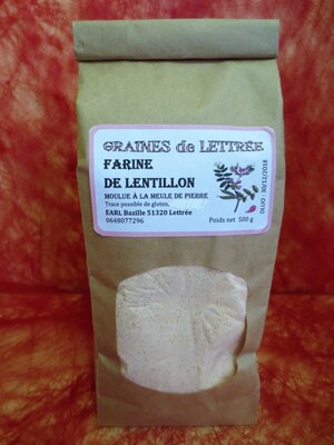 1 sachet de  farine de lentillon