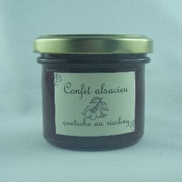 Confit alsacien: quetsche au riesling