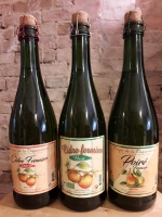 Trio du verger - cidre brut demi-sec et poiré