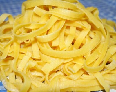 Tagliatelles - pâtes fraiches aux oeufs