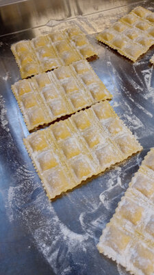 Ravioli jambon et comté surgelés