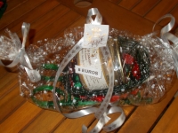 Panier cadeau (rillettes de canard au foie gras)