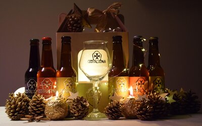 Mage malte coffret dégustation 6x33cl + 1 verre + 1 sous bock