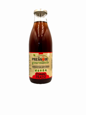 Jus de pomme fraise 1l