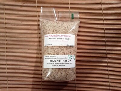 Amandes brute en poudre