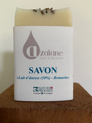 Savon- lait d'ânesse-romarin