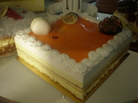 Entremet mangue/abricot 8 pers.