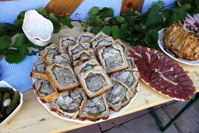 Pâté en croûte veau moutarde à l