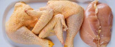Poulet fermier découpé 3.1kg à 3.3kg