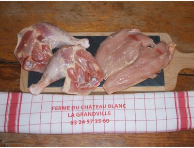 Cuisses x2 et filets x2 de poulet