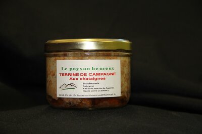 Terrine de campagne aux chataignes