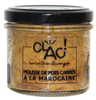 Mousse de pois carrés à la marocaine