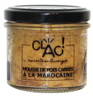 Mousse de pois carrés à la marocaine