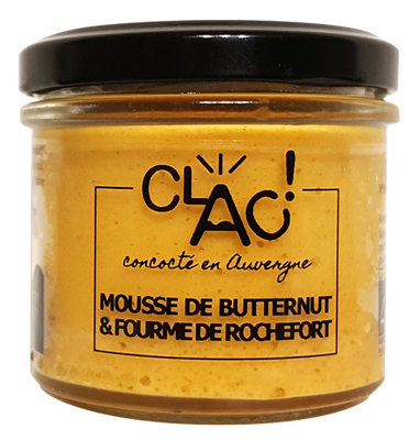 Mousse de butternut à la fourme de rochefort