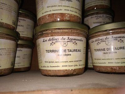 Terrine de taureau aux raisins