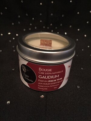 Bougie gaudium - parfum joie de vivre