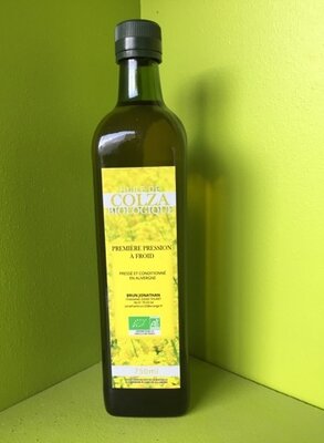 Huile de colza bio, première pressi