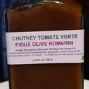 Chutney tomate verte figue olive romarin