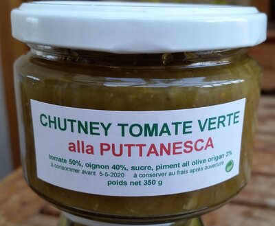 Chutney tomate verte alla puttanesca