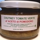 Chutney tomate verte al'aceto di pomodoro