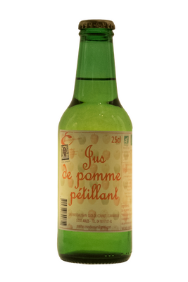 Jus de pomme pétillant bio 25cl