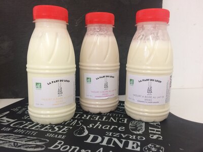 Yaourt brassé au lait de brebis aromatisé au citronbio