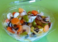 ** barquette légumes cuits prêt à manger
