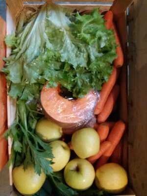 Petit panier de fruits et légumes