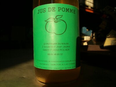 Carton de 6 bouteilles de 1 litre de jus de pomme