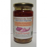 échalotes confites saveur barbecue