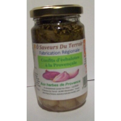 échalotes confites saveur provençale