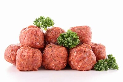 Boulettes de boeuf nature x 4