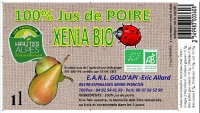 Pur jus de poire xenia bio