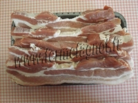 Lard frais (en tranches)