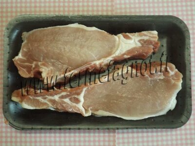 Lot de 2 côtes de porc