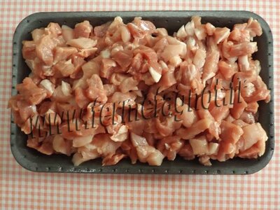 Viande à pâté lorrain non assaisonnée
