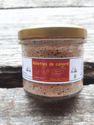 Rillettes de canard 100gr