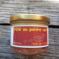 Pâté au poivre vert - 200 gr