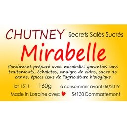 Chutney mirabelle