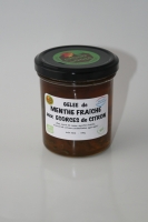 Gelée menthe fraîche aux écorces de citron
