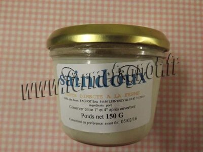 Verrine de saindoux